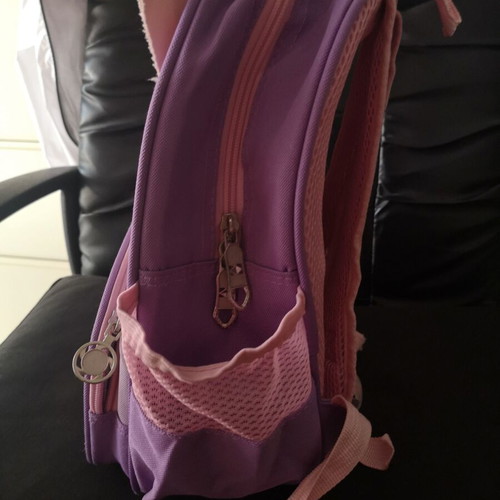 Children's backpack with deer used, purple, PLAYBAGS