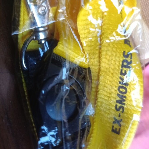Lanyard neck strap new with Ex-Smokers are Unstoppable message