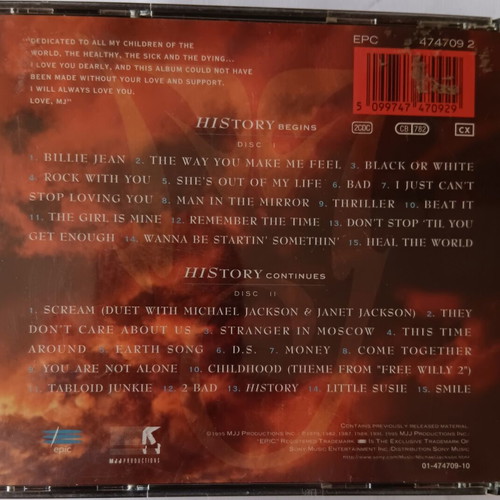 Michael Jackson History 2 CD used, pop