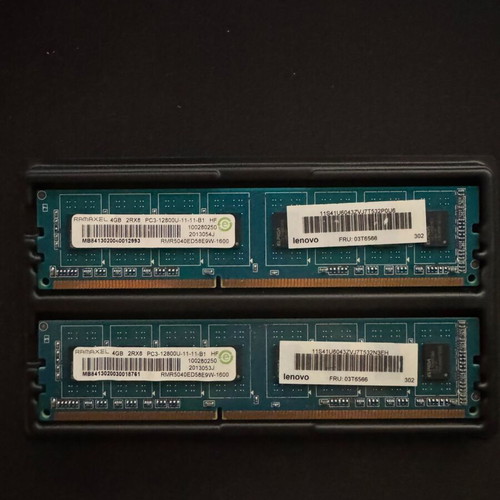Ramaxel 8GB (2x4GB) DDR3-1600MHz RAM memory like new
