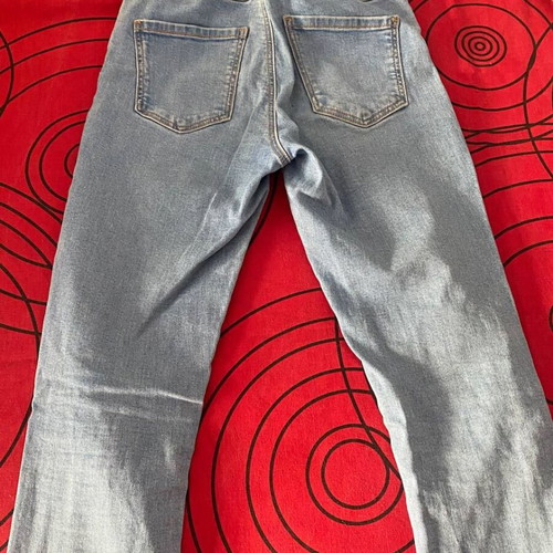 Mango Kids MNG Denim Jeans Girl 11-12 Years 152cm Light Blue Stretch Like New