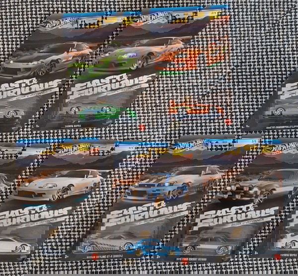 Hot Wheels - Fast and Furious - Брайън О'Конър (пакет x5)