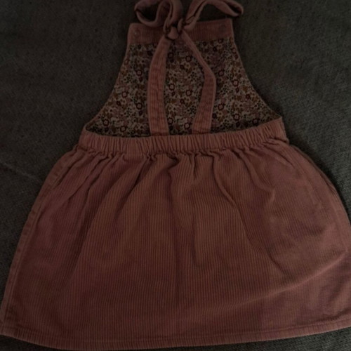Zara corduroy salopette like new, size 3-4 years, pink