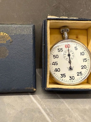 Vintage Heuer Swiss Stopwatch μεταχειρισμένο με original κουτί, συλλεκτικό