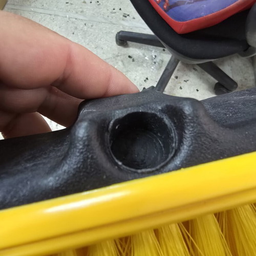 Car washing brush yellow new