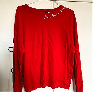 Μπλούζα κόκκινη H&M