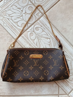 Louis Vuitton Eva Pochette τσάντα σαν καινούργιο, Monogram canvas, καφέ