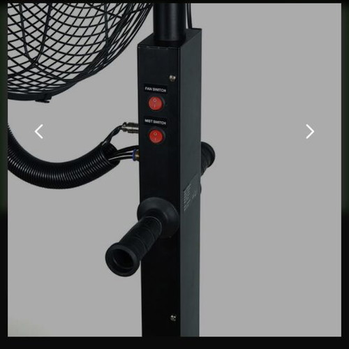 Industrial fan with water mist used, heavy-duty, 3 speeds