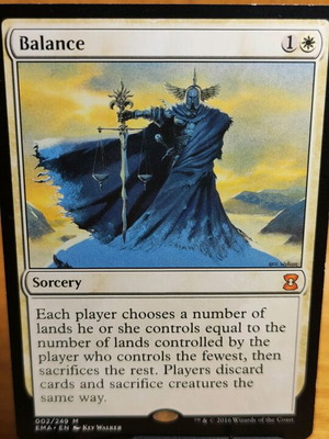 Balance Magic the Gathering Eternal Masters карта като нова