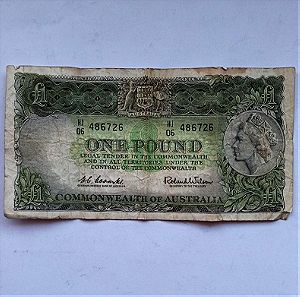 Australia 1 Pound, 1953-1960 χαρτονόμισμα