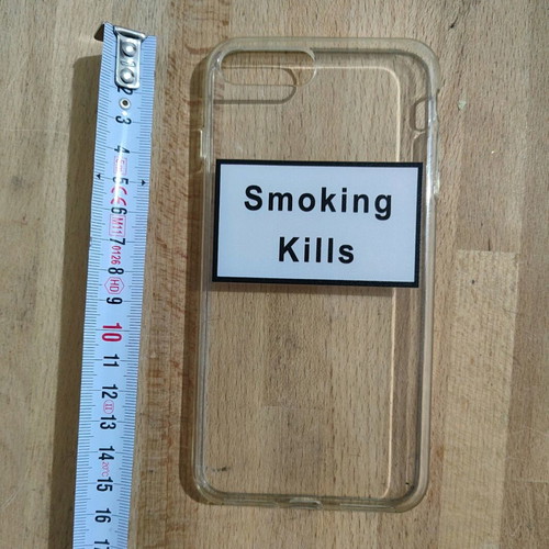iPhone 7 Plus case used, Smoking Kills