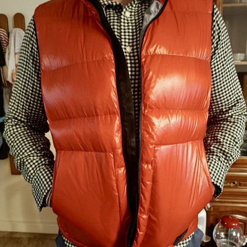 La Martina vest with down filling, like new, orange, size XL