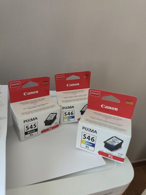 Canon PIXMA XL 546 & 545 Ink Cartridges Pack of 3 New