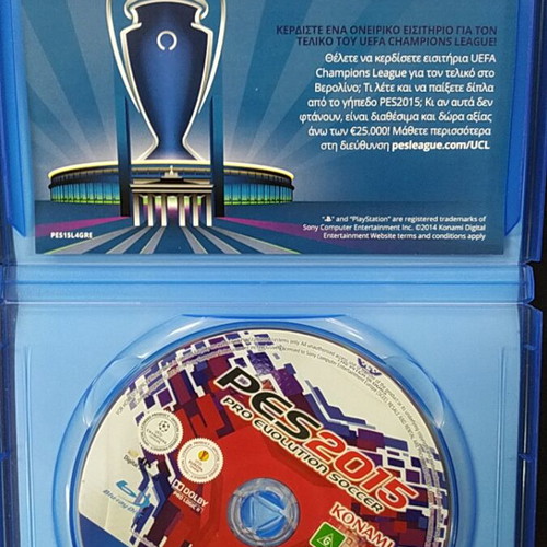 PES 2015 PS4 game, Konami