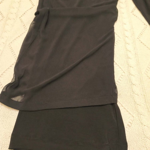 Romella black palazzo pants XL-XXL like new with lining