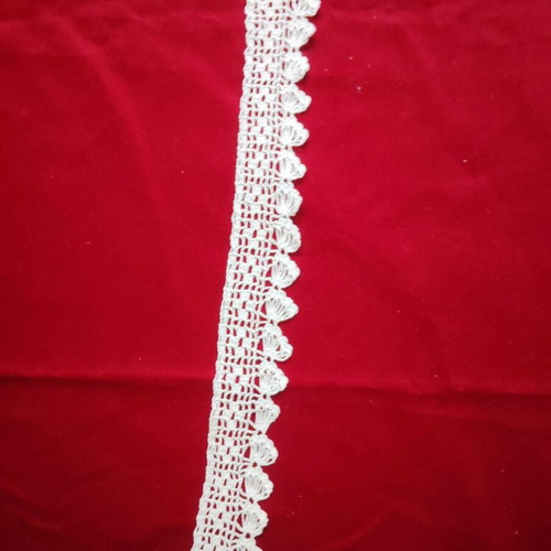 Crocheted lace handmade new 0.4x1.80