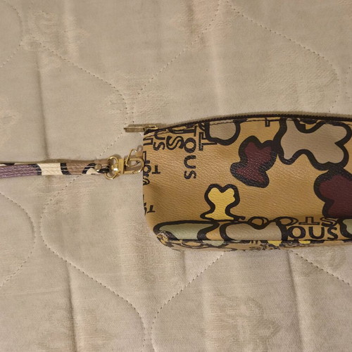 Tous women's wallet used, yellow and gold