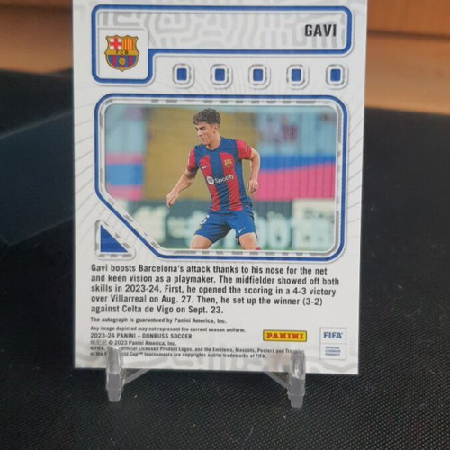 Panini Donruss Soccer 2023-24 Gavi Auto like new