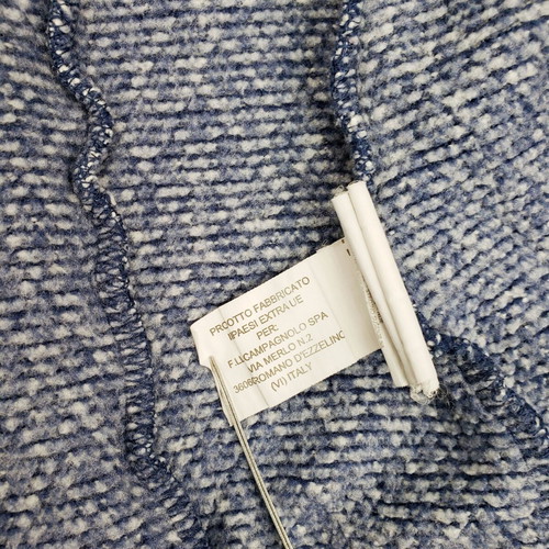 CMP Campagnolo 32H5596 Knit Tech women's knitted trekking jacket like new, XL, blue