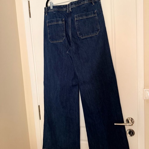 Mango wide leg jeans new, size M 38 10, blue