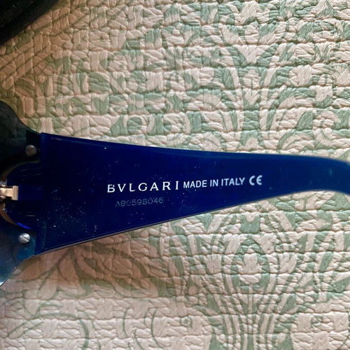 Bvlgari Vintage Women's Sunglasses Blue Navy used