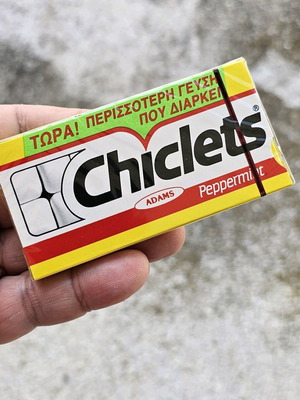 τσίχλες chiclets Adam's σφραγισμένο πακέτο 90's