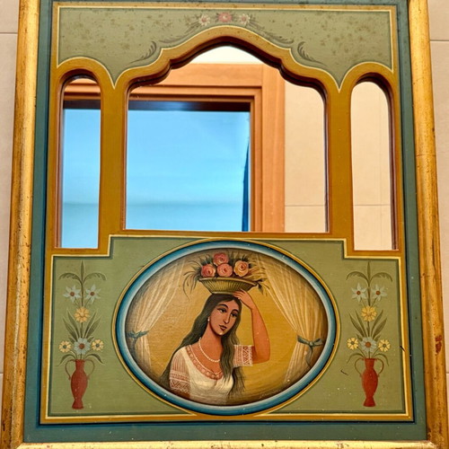 Painting mirror by Bakogiorgos like new