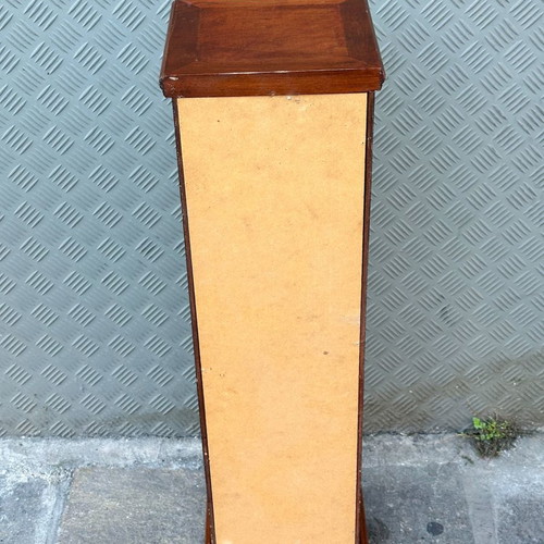 Decorative floor clock used with cabinet