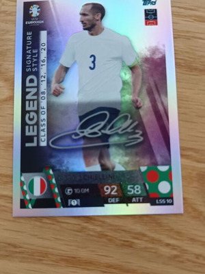 chiellini legend signature style topps match attax euro 2024