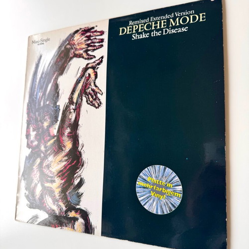 Depeche Mode Shake The Disease Grey Marbled 12" Maxi Single used