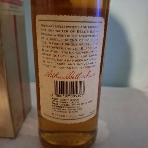 Bell's whisky 1990 new