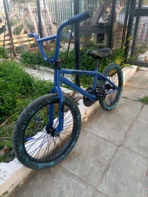 BMX μεταχειρισμένο μπλε με καινούργια σέλα και χερούλια