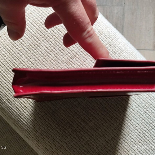 Miu Miu clutch red new with gold detailing
