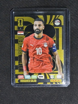 Mohamed Salah Golden Baller Panini Adrenalyn XL FIFA World Cup 2026 card new