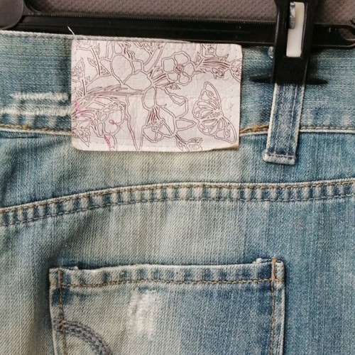Mini vintage denim skirt Bershka size 40