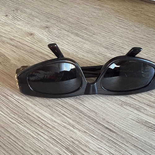 Balenciaga sunglasses used, black and brown