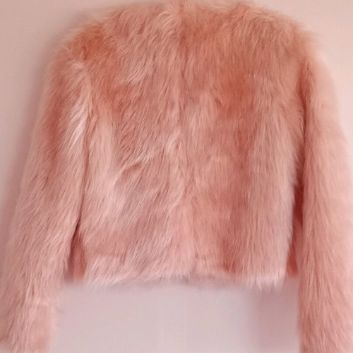 Glamorous women's pink faux fur jacket like new