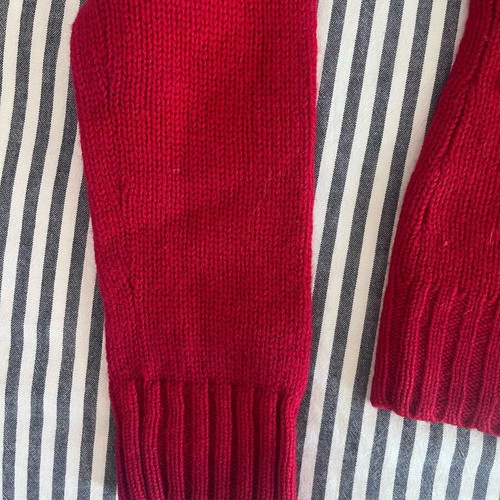 Wool sweater Massimo Dutti red used, size S