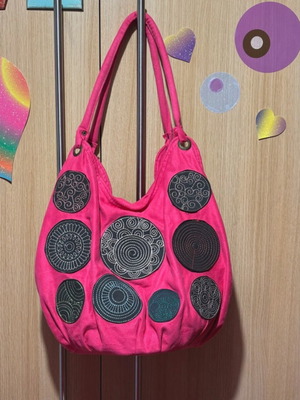 Hobo bag like new, pink shoulder style