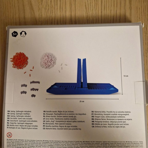 Sea Battle board game like new