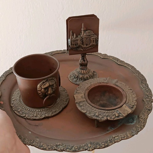 Decorative brass items used