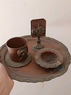 Decorative brass items used