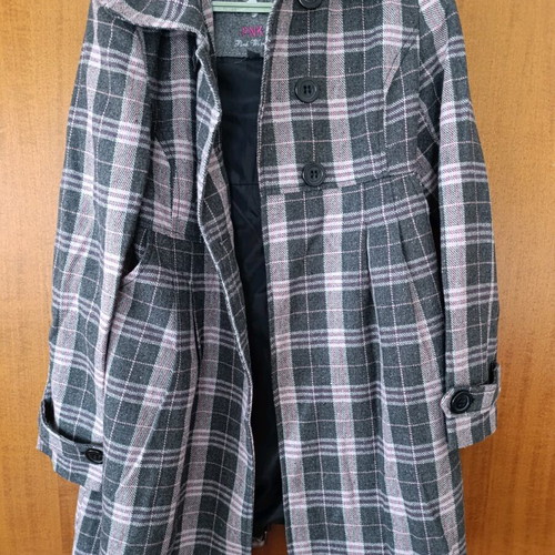 Pink Woman light coat used, gray, size S