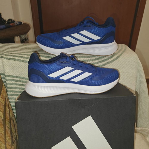 Adidas Runfalcon 5 J blue sports shoes size 38.5 new