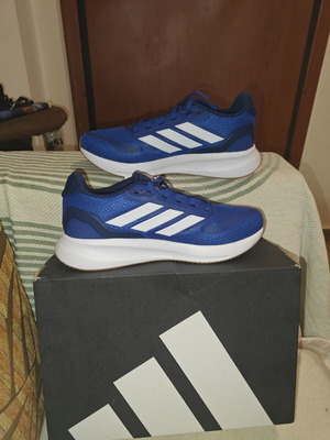 Adidas Runfalcon 5 J blue sports shoes size 38.5 new