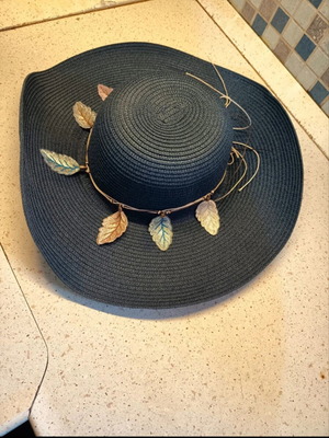 Women's summer hat new with accessories, blue