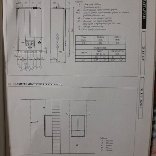 Imergas gas boiler like new with conversion to propane option