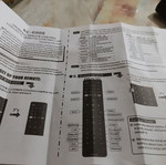 Universal remote control new with instructions and codes