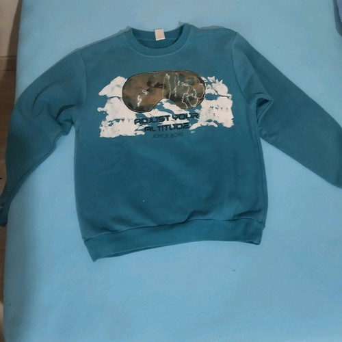 Boys' long-sleeve sweatshirts, sizes 140-146 cm, ages 7-9