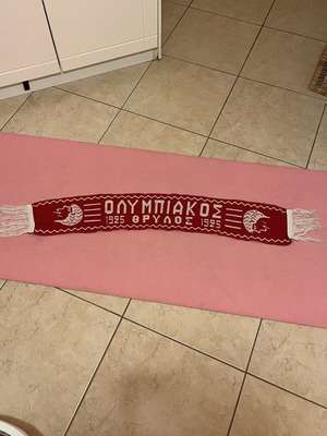 Olympiakos scarf vintage used